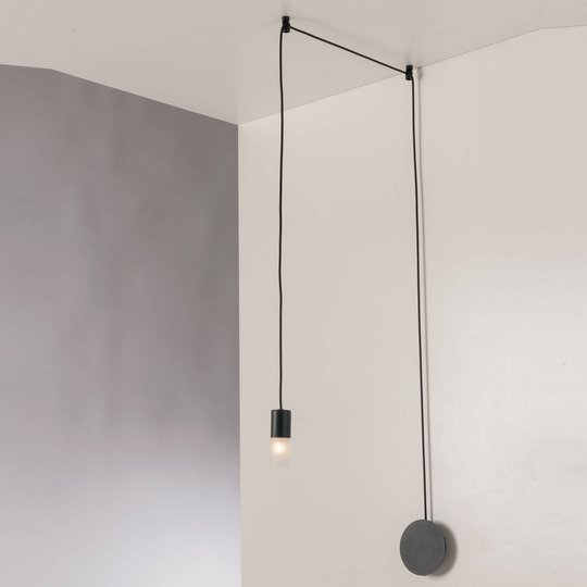 Hänglampa Spider decentrerad 1 lampa, antracit