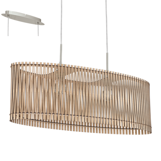 Sendero taklampa oval 77,5cm (Trä)