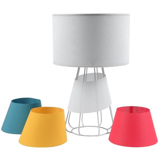 Bordslampa Patrizia, grå