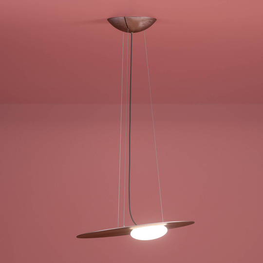 Axolight Kwic LED-hänglampa, brons 48 cm