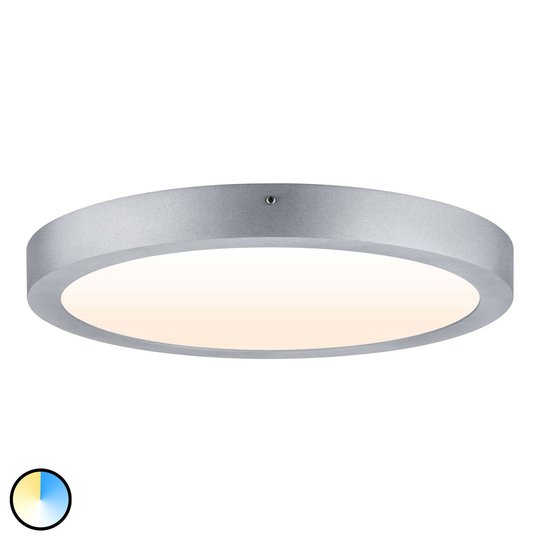 Paulmann Carpo LED-taklampa rund krom 40 cm