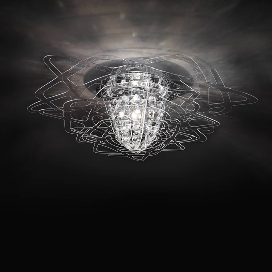 Slamp Aurora taklampa mini, transparent