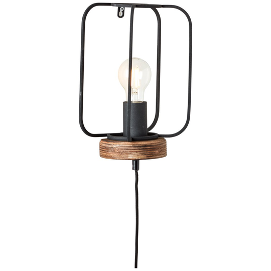 Tosh vägglampa (Trä)