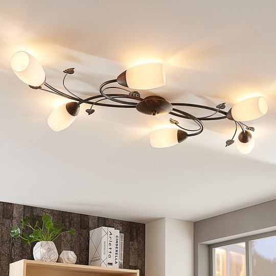 Romantisk LED-taklampa Stefania