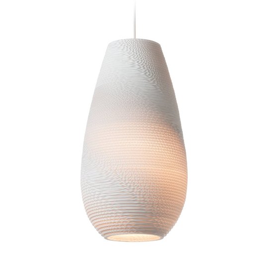 Pendellampa Drop Pendant White 25 cm