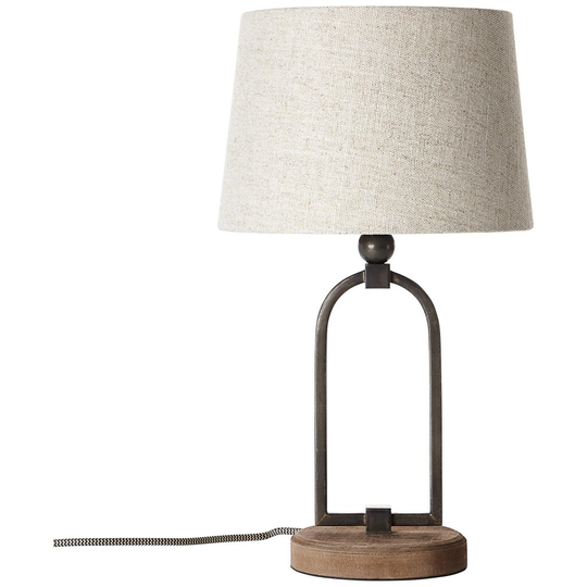 Sora bordlampa 25cm (Brun)