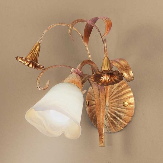 Förgylld bordslampa Filippo, 1 ljuskälla