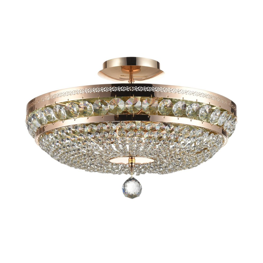 Ottila kristall 43,5cm (Mässing/guld)