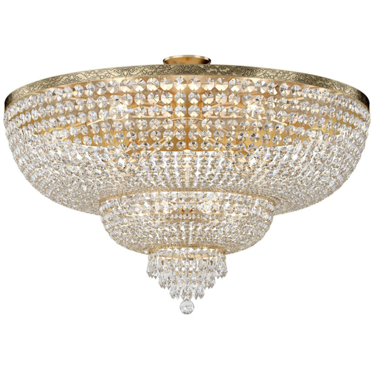 Palace kristall 100cm (Mässing/guld)