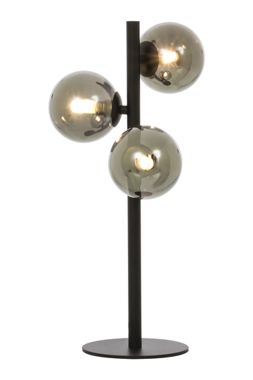 Molekyl 3 rökfärgad bordlampa (Svart)