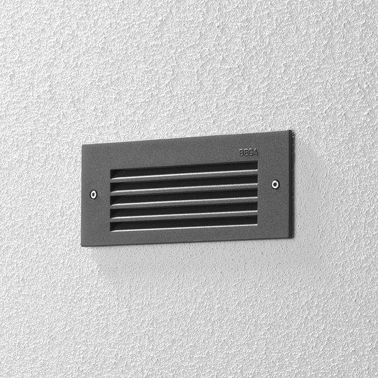 BEGA 33017 LED-vägginbyggnad 3 000 K grafit 17 cm