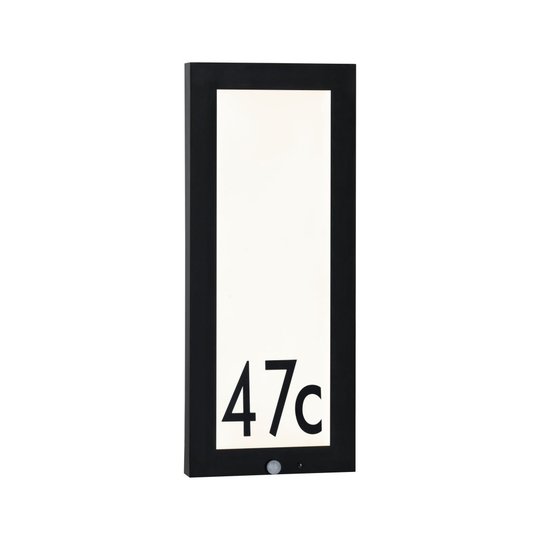 House Number 60cm m. sensor (Antracit)