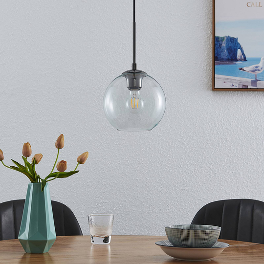 Lindby Firano hänglampa av glas, 1 lampa