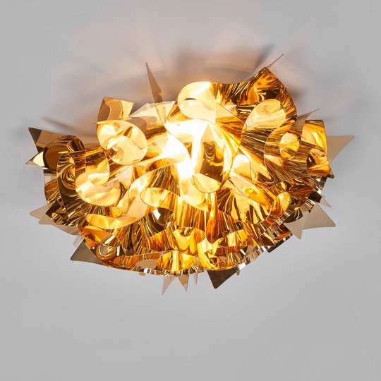 Slamp Veli Medium designtaklampa Ø 53 cm guld