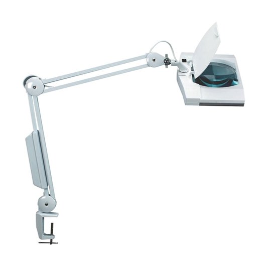 Praktisk lupplampa VITRUM, vit