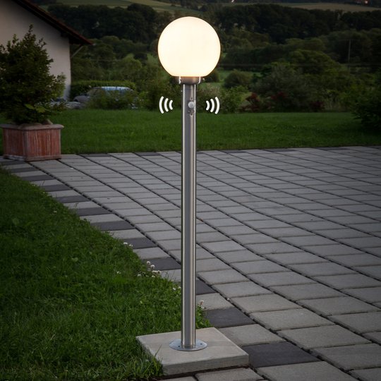 Klot-gatlykta Vedran med rörelsesensor