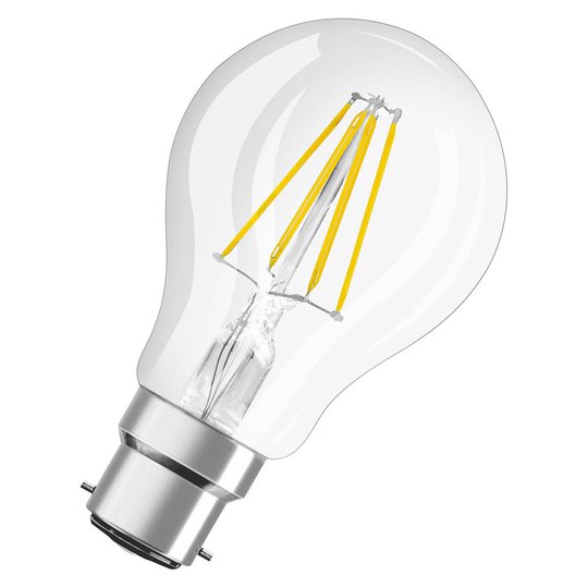 LED-lampa B22d 7W varmvit, 806 lumen