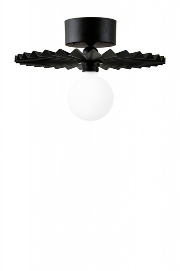 Omega 35cm (vägg/tak) (Svart)