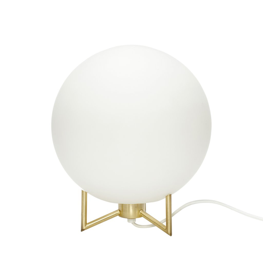 Palm bordslampa (Vit)