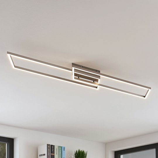 Rak LED-taklampa Quadra, dimbar