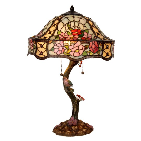 Rikt dekorerad bordslampa Claire