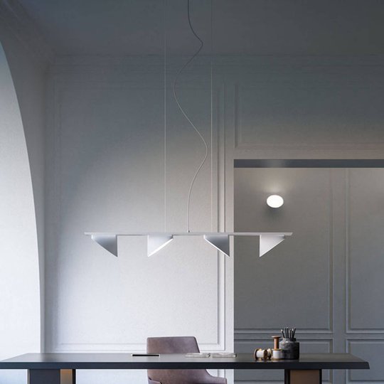 Axolight Orchid LED-hänglampa, 4 lampor vit