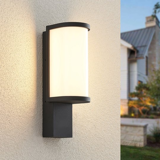 Lucande Jokum LED-utomhusvägglampa, IP65