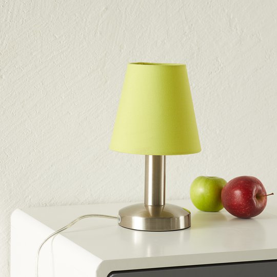Grön bordslampa Merete med beröringsströmbrytare