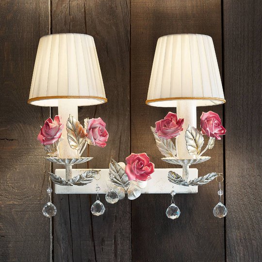 Fiore, vägglampa med två ljuskällor
