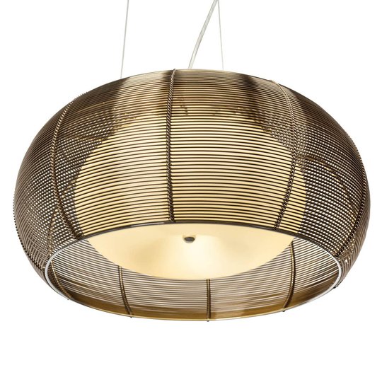 Hänglampa Relax, 1 lampa 40 cm brons