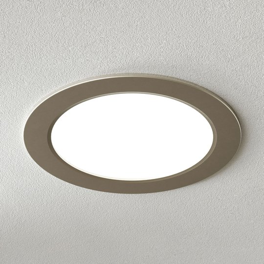 Modern LED-takinbyggnadslampa Pindos, nickel
