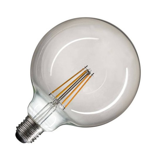 SLV LED-Globe E27 7W Ø12,4 cm rökglas dimbar 827
