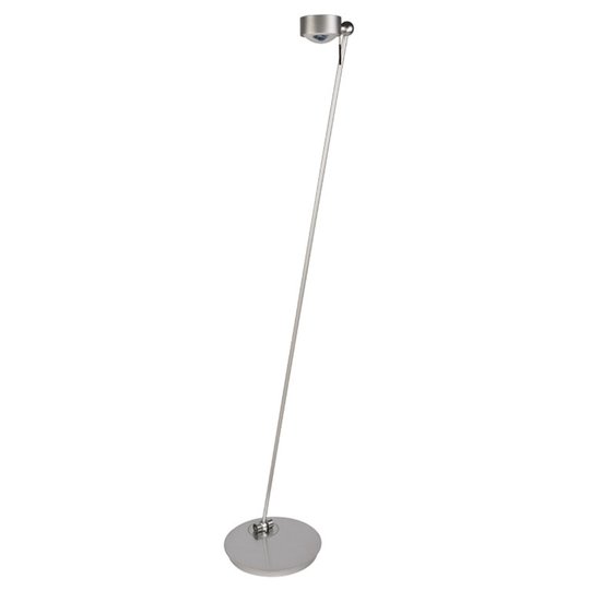 LED-golvlampa Puk Floor Mini Single nickel matt