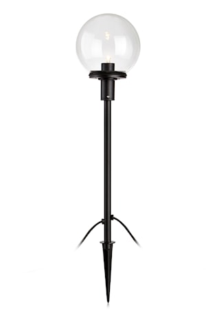 Garden24 Pollare Sphere Svart/Klar 60 cm
