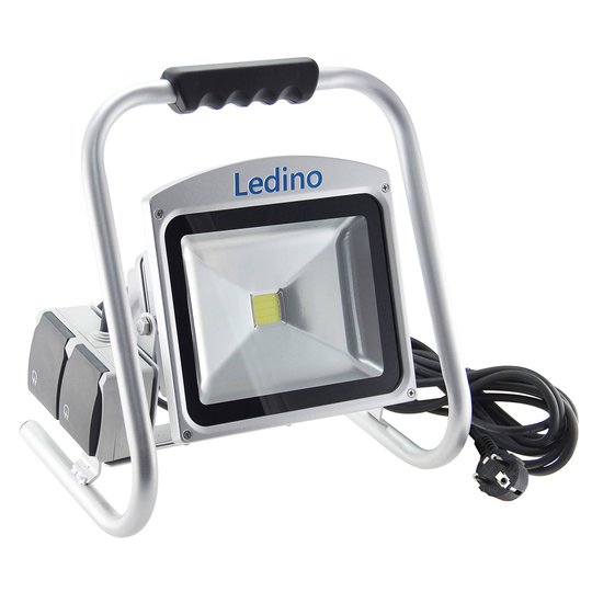 LED-byggnadsstrålkastare Eros med 2 eluttag, IP65