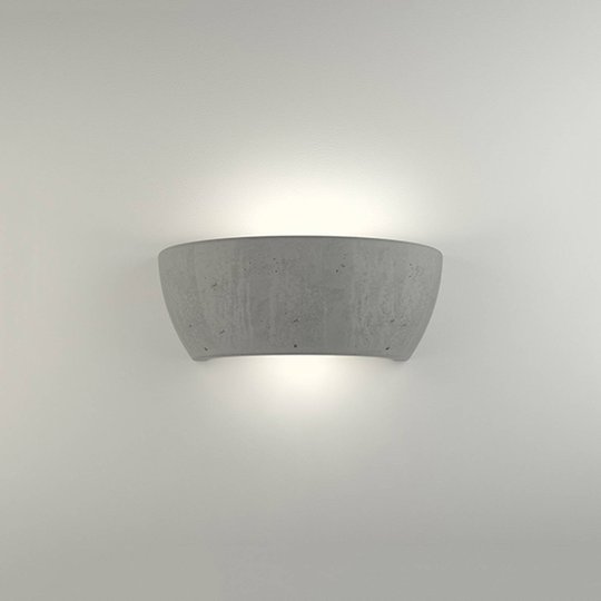 LED-vägglampa 2457 betong 3 000 K inte dimbar