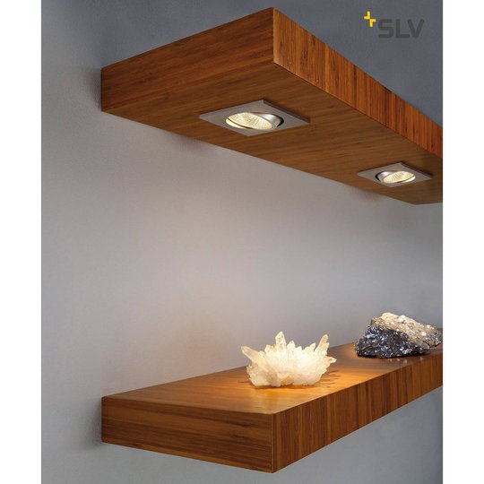 New Tria - LED-inbyggnadslampa, borstad aluminium