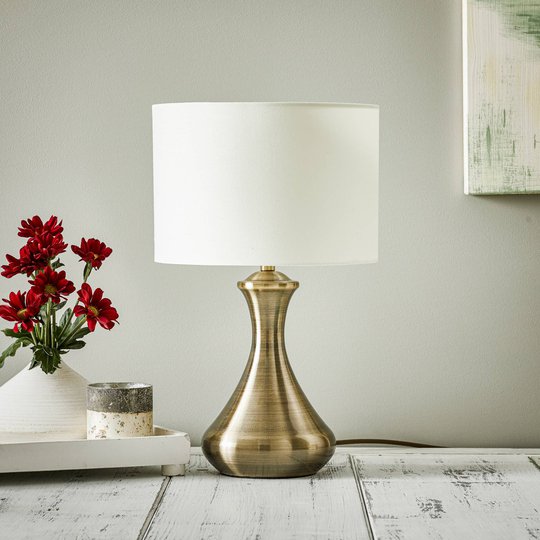 Bordslampa Touch 2750, mässing antik