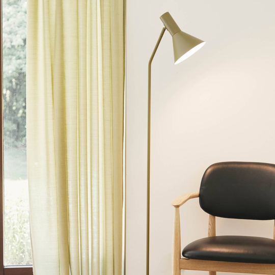 FRANDSEN Lyss golvlampa, grön matt