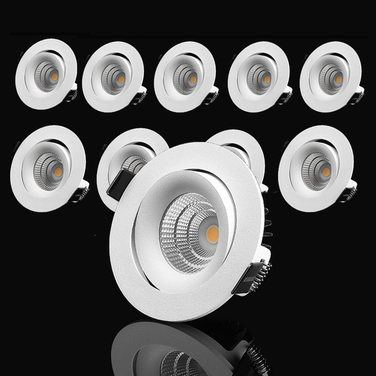 Downl JT-3010MW Tilt 7W 3000K 10-pack