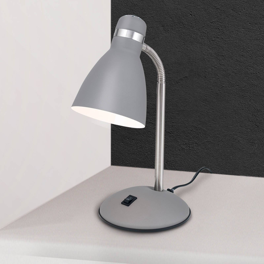 Skrivbordslampa School, grå