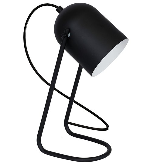Bordslampa 8435 som cylindrisk spot, svart