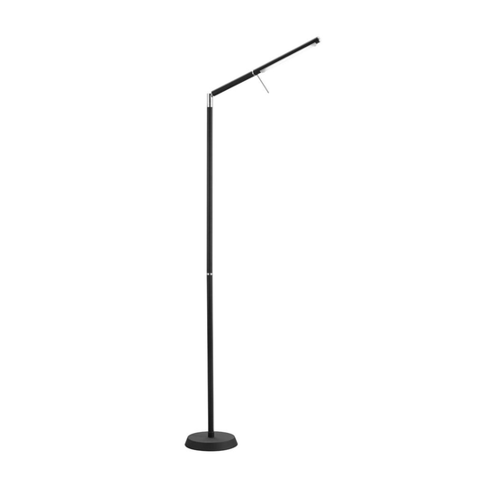 Filigran golvlampa LED (Svart)