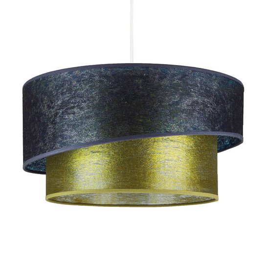 Hänglampa Shine, grafit/guld
