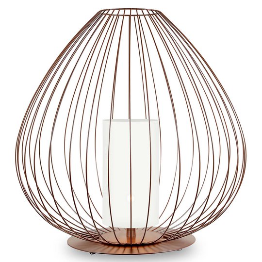 Karman Cell - bur-bordslampa, 62 cm, brons