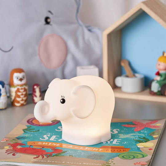 Pauleen Night Elephant LED-nattlampa, USB, RGBW