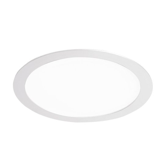 LED-inbyggnadslampa Moon Round 12 W, 4 000 K