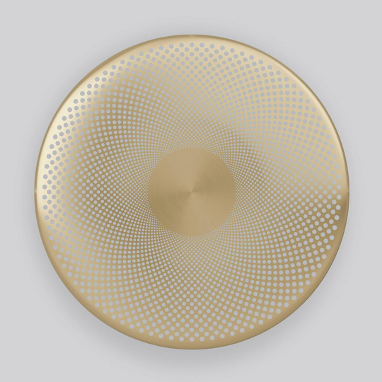 Northern Glint LED-vägglampa, mässing