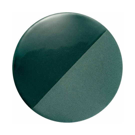 Hänglampa Bellota av keramik, Ø 35 cm, grön