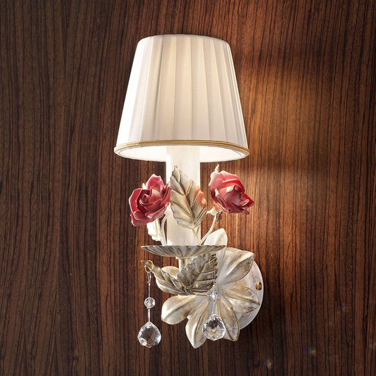 Vägglampa Fiore med en ljuskälla